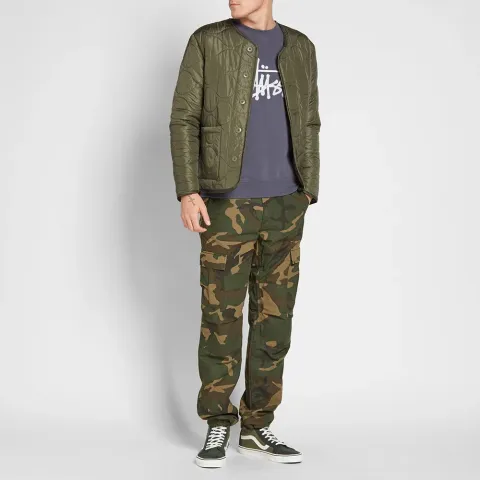 Chain Stitch Applique Crew Sweat