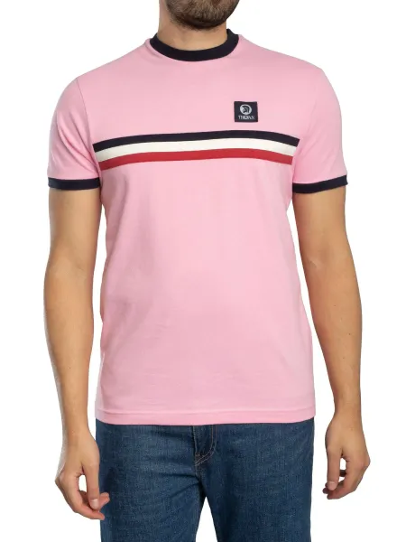 Trojan Stripe Front T-Shirt