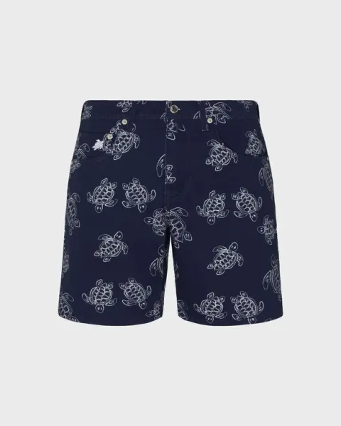 Vilebrequin Men Bermuda Shorts Ronde Des Tortues
