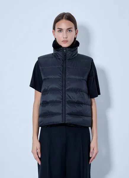 Max Mara Padded Vest with High Collar