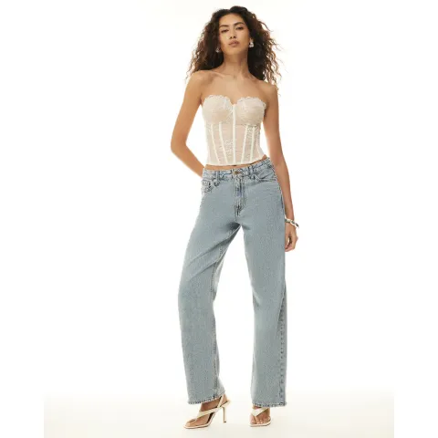 River Island Lace Corset Top
