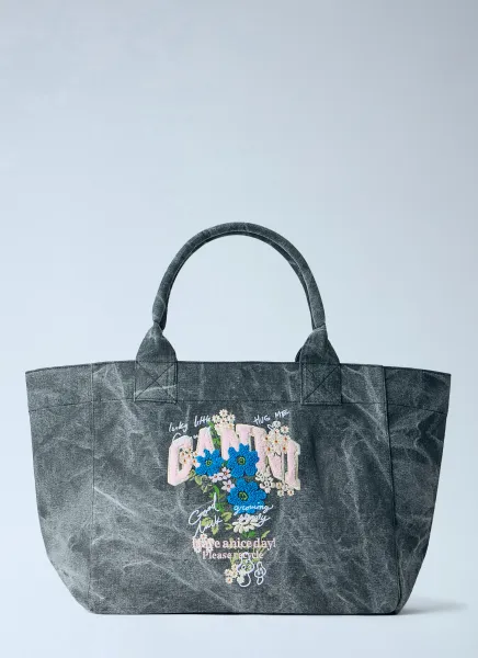 GANNI Medium Trapeze Shopping Bag