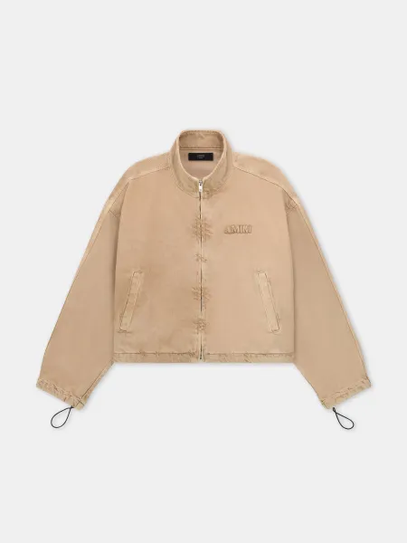 WOMEN - WOMEN'S DENIM TRACK JACKET - Sand