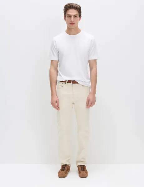 Autograph Pure Supima Cotton Performance Crew Neck T-shirt White
