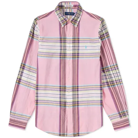 Madras Button Down Shirt