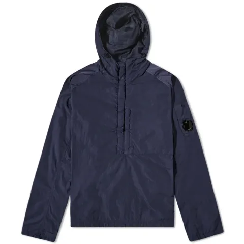 Chrome-R Arm Lens Popover Hooded Overshirt