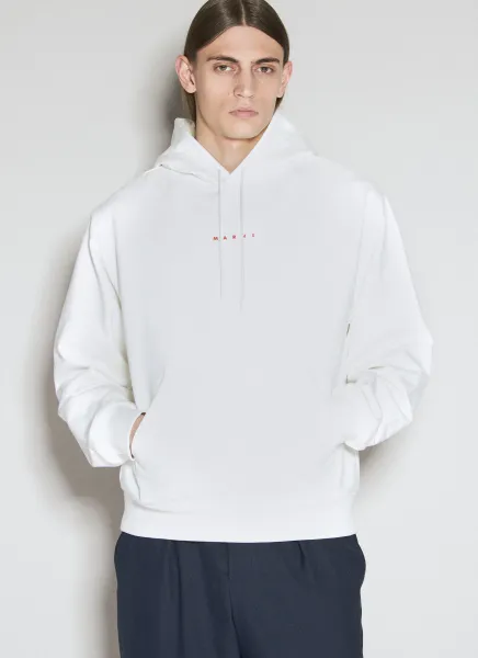 Logo Print Hooded Sweatshirt