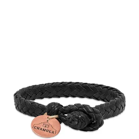 Wide Flat Woven Bracelet