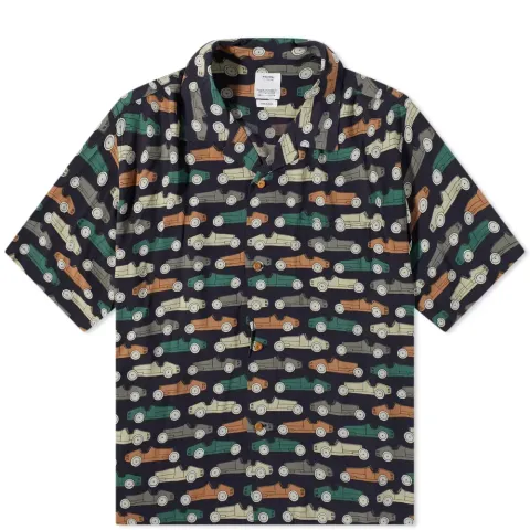 Car Print Caban Vacation Shirt
