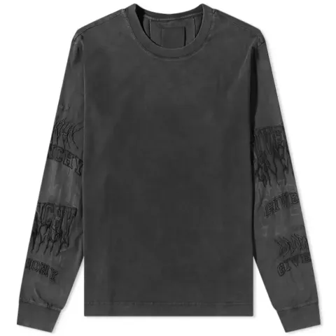 Long Sleeve Multi Logo Tee