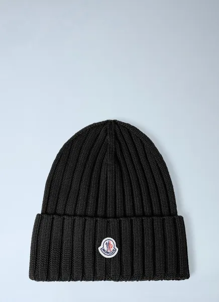 Logo Patch Beanie Hat