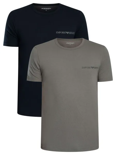 Emporio Armani 2 Pack Lounge Crew T-Shirt