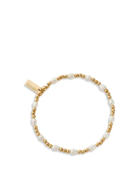 ChloBo Cute Charm Pearl Drop Beaded Bracelet