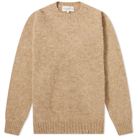Shetland Woollen Co. Shaggy Crew Knit
