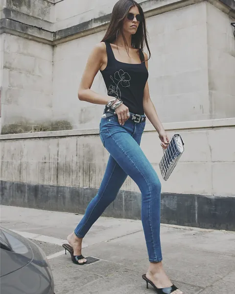 River Island Molly Mid Rise Sculpt Skinny Jeans