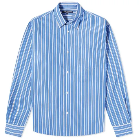Back Logo Striped Shirt