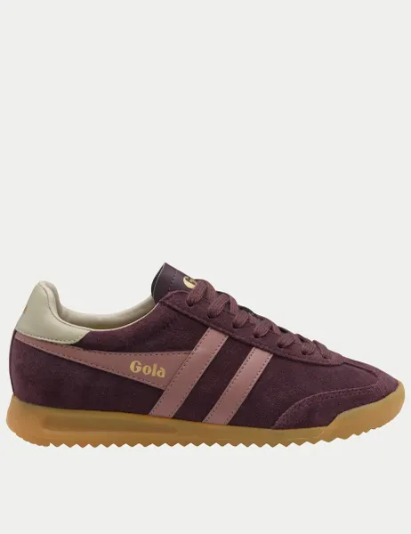 Gola Torpedo Suede Trainers Brown Mix