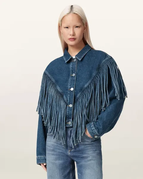 Marlene Westen Tassel Denim Jacket