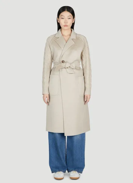 Cable Knit Coat