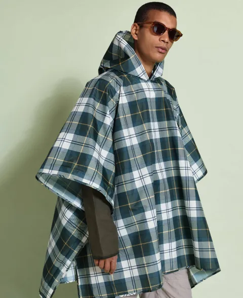 Tartan Showerproof Poncho