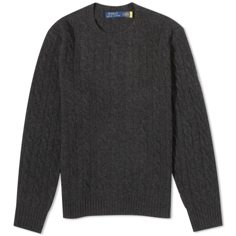 Wool Cashmere Crew Knit