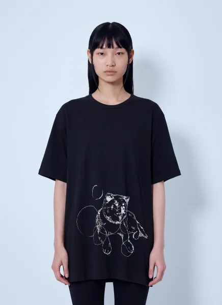 Cotton Short Sleeve Printed T-Shirt Mimi