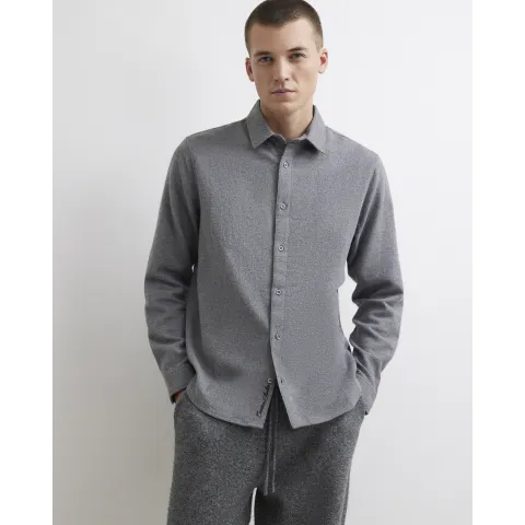 River Island Regular Fit Flannel Long Sleeve Shirt