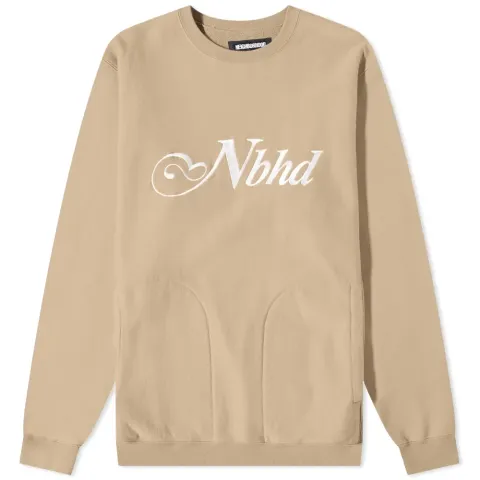 Jersey Pocket Crew Sweat