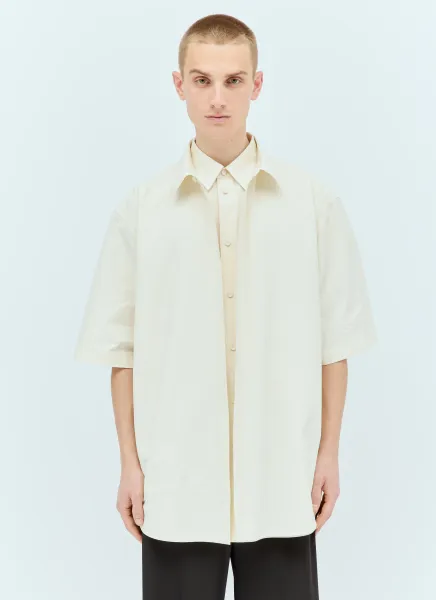 Layered Poplin Shirt
