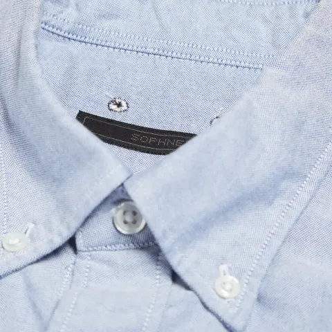 SOPHNET. Button Down Camouflage Panel Oxford Shirt