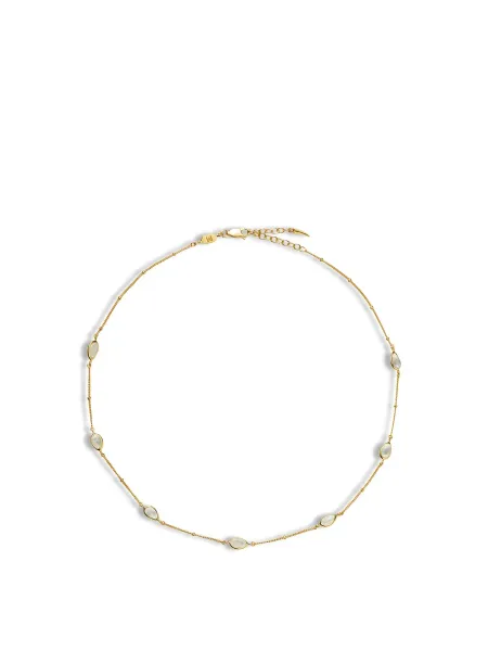 Missoma Magma Gemstone Charm Choker 18kt Gold Vermeil