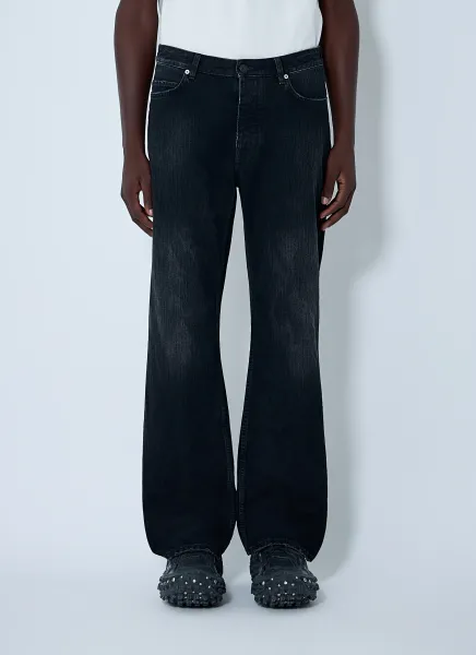 Distressed Denim Jeans