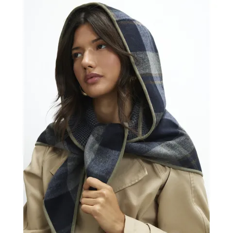 River Island Hooded Triangle Scarf