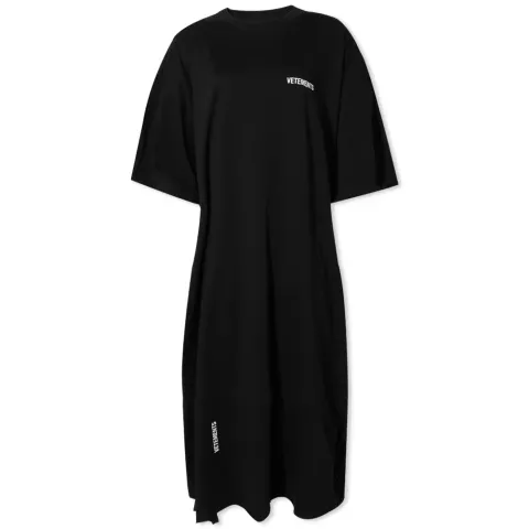 Double Logo T-Shirt Dress