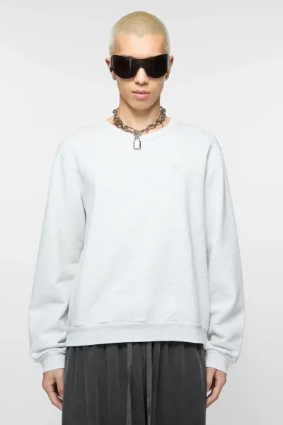Fleece face logo sweatshirt