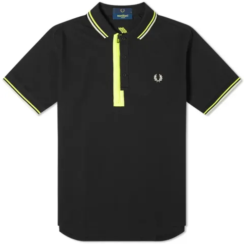 x Narifuri Zip Placket Polo