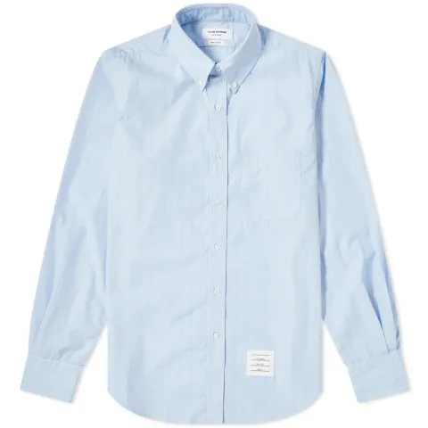 Stripe Poplin Button Down Shirt