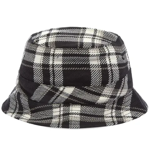 Heavy Check Bucket Hat