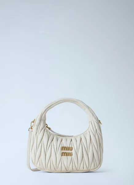 Small Wander Matelassé Hobo Bag
