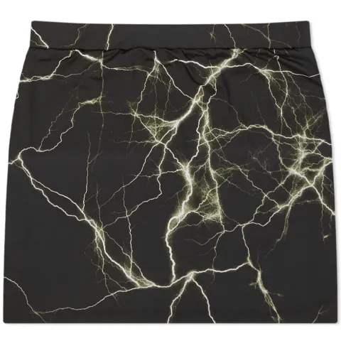 Black Lightning Mini Skirt