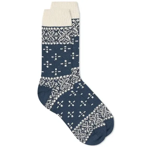 Bandana Pattern Crew Sock