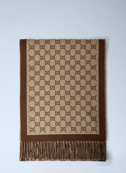 Logo Motf Wool Scarf