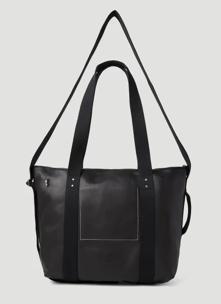 Trolley Leather Tote Bag