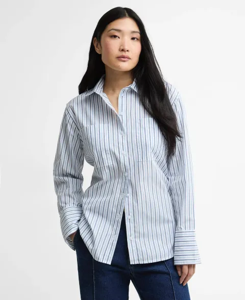 Fawley Striped Relaxed Long-Sleeved Shirt