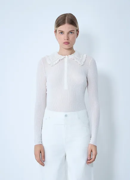 Collared Henley Top
