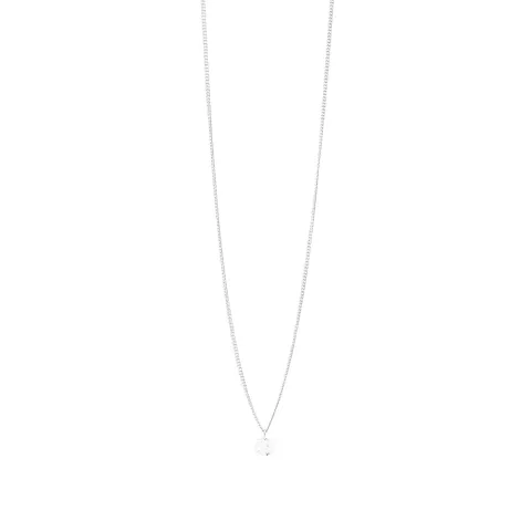 Silver and Pearls Necklace