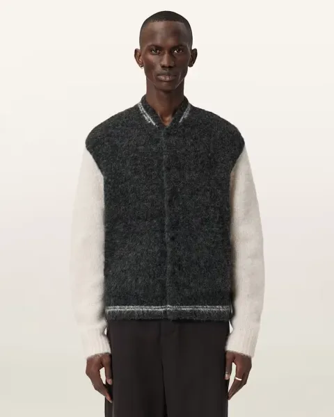 Jaque Oversized Varsity Cardigan