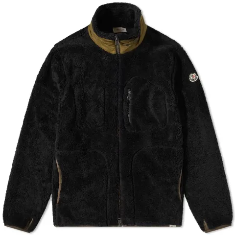 Zip Through Logo Sherpa Fleece