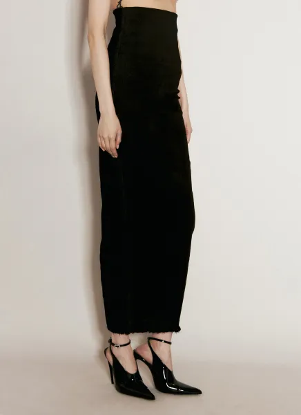 Denim Midi Skirt