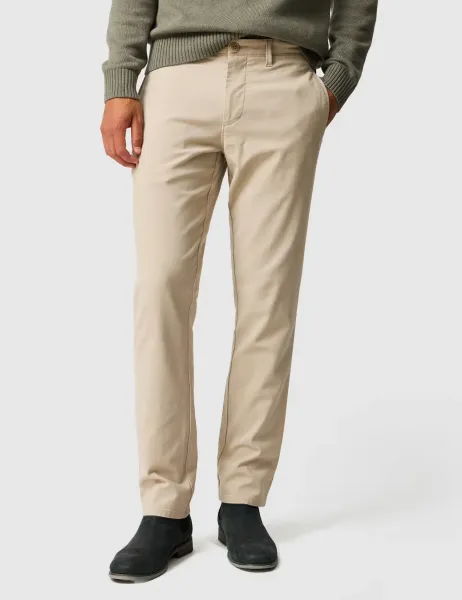 Regular Fit Italian Stretch Chinos Beige